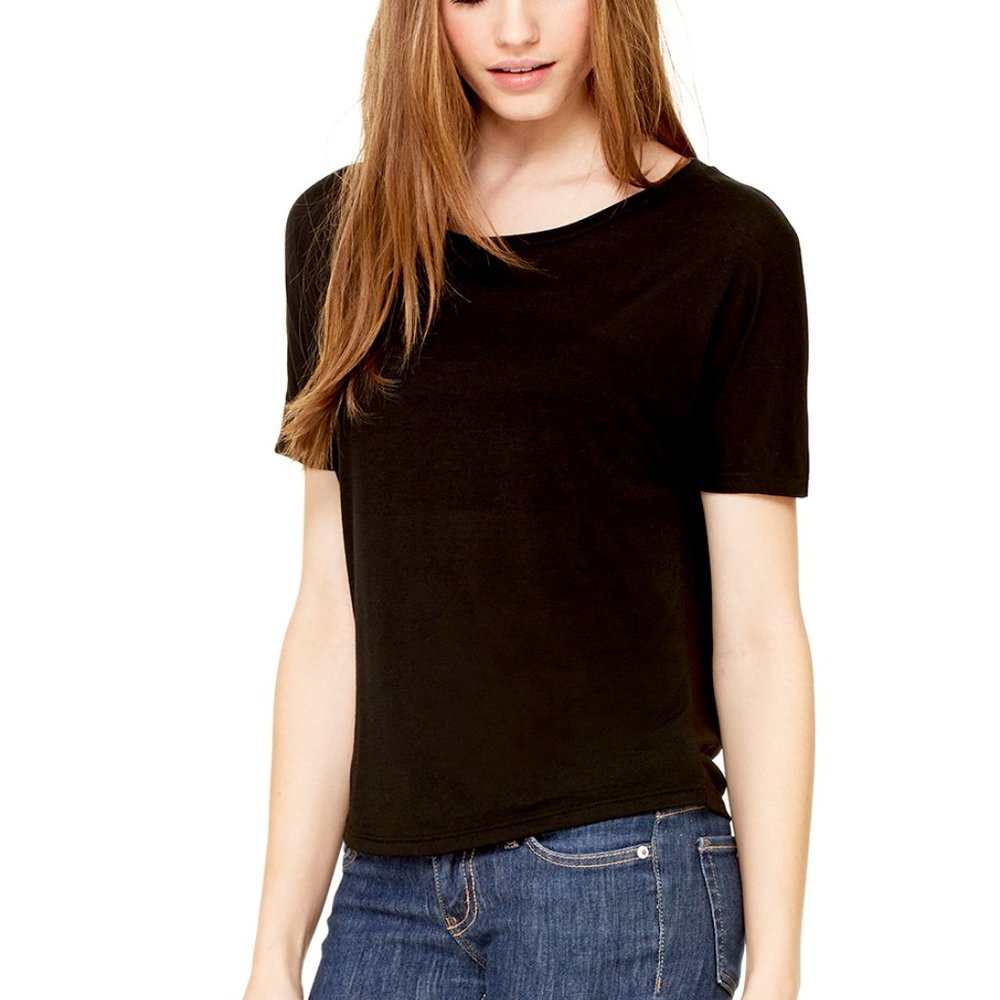 BELLA FLOWY OPEN BACK TEE (S-L)(NEVER WORN) - Picture 3 of 3